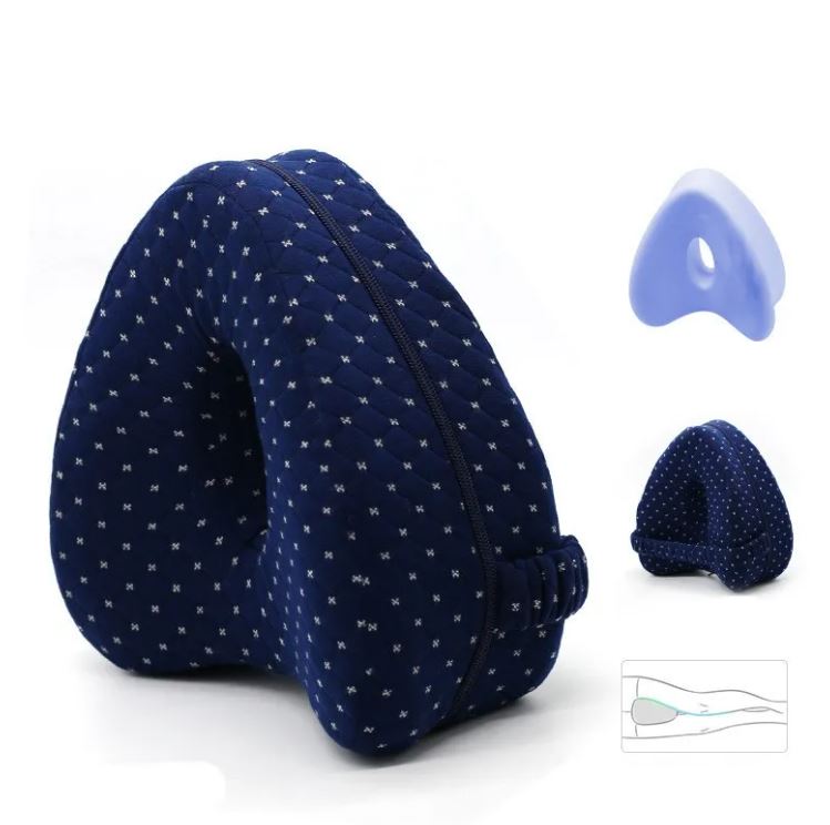 Dites Adieu aux Douleurs ! Oreiller Orthopédique pour Jambes en Mousse à Mémoire de Forme – Confort Absolu Toute la Nuit