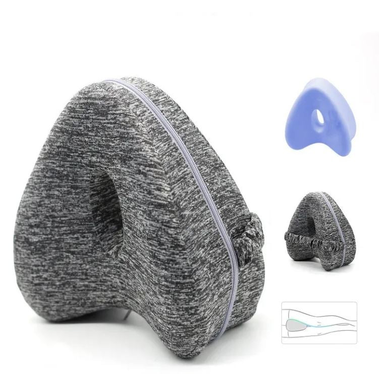 Dites Adieu aux Douleurs ! Oreiller Orthopédique pour Jambes en Mousse à Mémoire de Forme – Confort Absolu Toute la Nuit